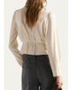 Prada Pleated Silk Handkerchief Scarf Button-Down Shirt - 3
