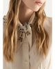 Prada Pleated Silk Handkerchief Scarf Button-Down Shirt - 5
