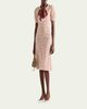 Prada Polka-Dot Silk Puff-Sleeve Midi Dress - 2