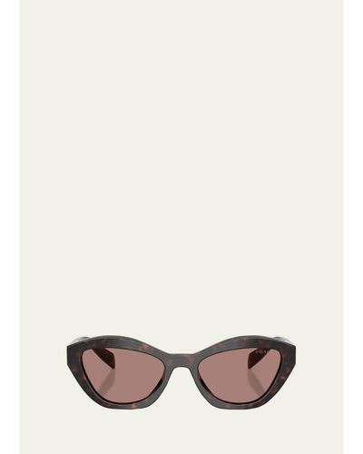 Prada PR A02SF Acetate Cat-Eye Sunglasses