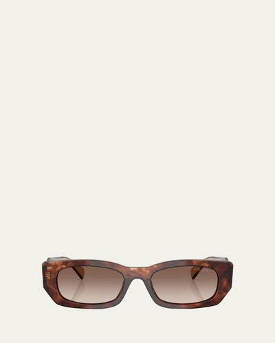 Prada PR B05S Pillow Rectangular Sunglasses