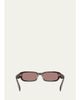Prada PR B06SF Rectangular Sunglasses - 4