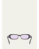 Prada PR B06SF Rectangular Sunglasses - 5