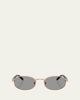Prada PR B53S 52MM Oval Sunglasses - 1