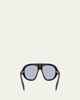 Prada PR C05SF Acetate Pilot Sunglasses - 5