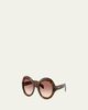 Prada PR D08SU 53MM Round Sunglasses - 2