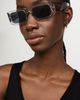 Prada Prada 0PR 06YS Sunglasses Transparent Grey One Size - 3