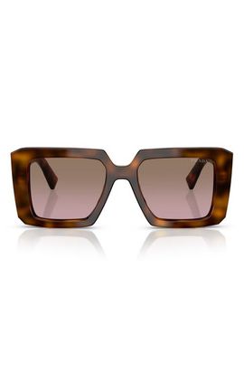 Prada Prada 51mm Gradient Square Sunglasses