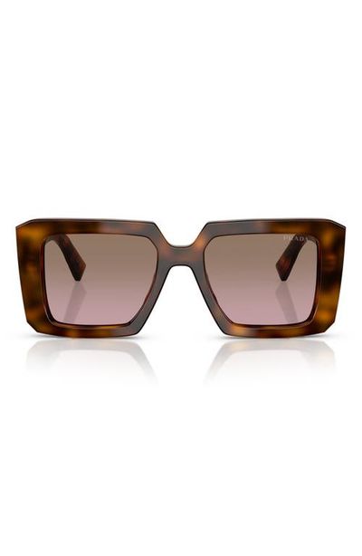 Prada Prada 51mm Gradient Square Sunglasses