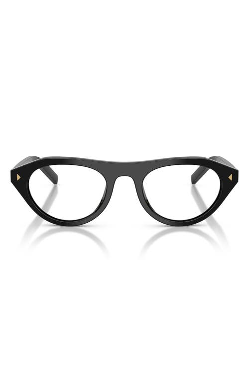 Prada Prada 52mm Irregular Blue Light Blocking Glasses