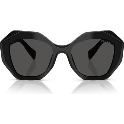 Prada Prada 53mm Gradient Irregular Sunglasses