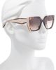 Prada Prada 54mm Gradient Rectangle Sunglasses - 3