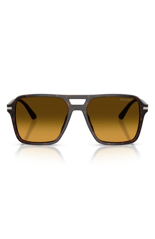 Prada Prada 55mm Gradient Pilot Sunglasses