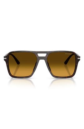 Prada Prada 55mm Gradient Pilot Sunglasses