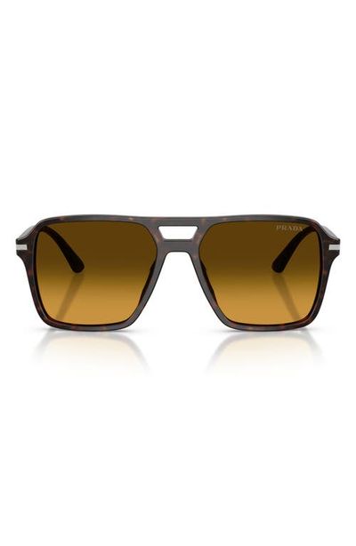 Prada Prada 55mm Gradient Pilot Sunglasses
