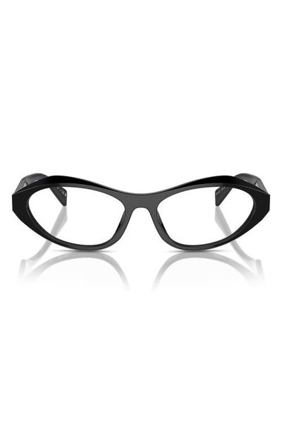 Prada Prada 55mm Oval Optical Glasses