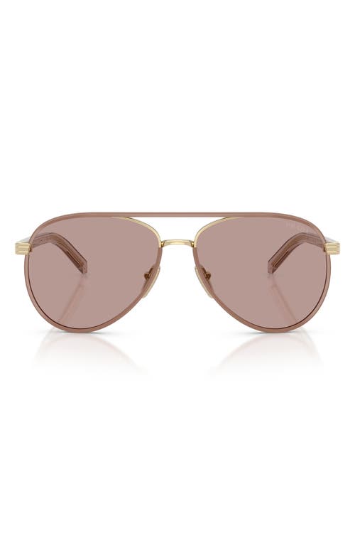 Prada Prada 59mm Pilot Sunglasses