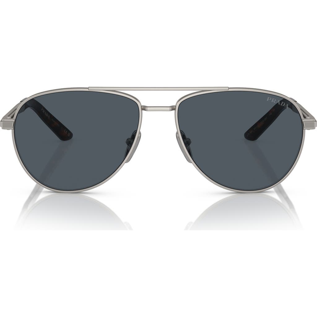 Prada Prada 60mm Pilot Sunglasses