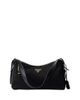 Prada Prada Aimee Large Re-Nylon and Leather Shoulder Bag with Padlock - 1