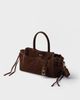 Prada Prada Allusion Large Suede Bag - 2