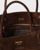 Prada Prada Allusion Large Suede Bag - 4