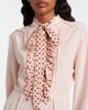 Prada Prada Belted polka-dot silk midi dress - 3