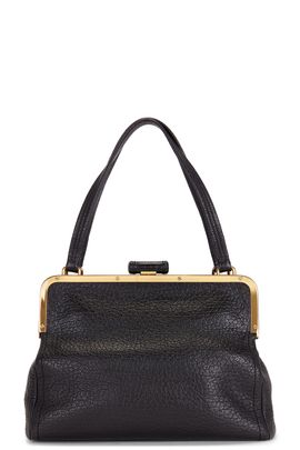 prada Prada Berlino Cerniera Frame Shoulder Bag
