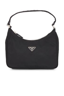 prada Prada Black Mini Re-Edition 2000 Re-Nylon Shoulder Bag