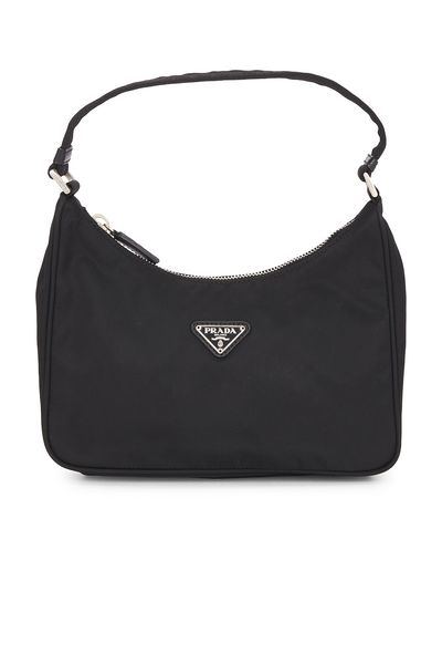 prada Prada Black Mini Re-Edition 2000 Re-Nylon Shoulder Bag