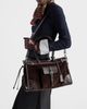 Prada Prada Bonnie Large Corduroy and Leather Handbag - 4