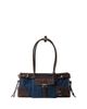 Prada Prada Bonnie Medium Denim and Leather Handbag - 1