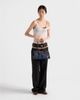 Prada Prada Bonnie Medium Denim and Leather Handbag - 2
