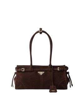 Prada Prada Bonnie Medium Suede Bag