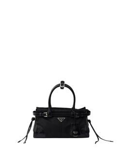 Prada Prada Bonnie Small Re-Nylon And Leather Handbag
