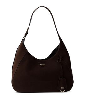 Prada Prada Boogie Large Suede Bag