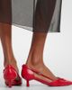 Prada Prada Bow-detail leather pumps - 2