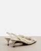Prada Prada Bow-detail leather slingback pumps - 4
