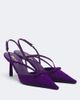 Prada Prada Bow-detail suede slingback pumps - 1