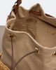 Prada Prada Canvas and wicker bucket bag - 3