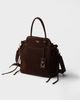 Prada Prada Carry Medium Suede Bag - 2