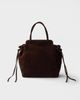 Prada Prada Carry Medium Suede Bag - 3