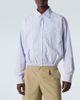 Prada Prada Checked gathered cotton shirt - 3