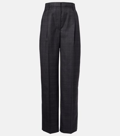 Prada Prada Checked wool wide-leg pants