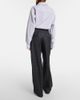 Prada Prada Checked wool wide-leg pants - 3