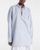 Prada Prada Chevron striped oversized cotton shirt - 3