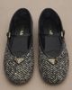 Prada Prada Chevron tweed Mary Jane ballet flats - 5