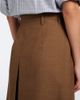 Prada Prada Chiffon-trimmed virgin wool midi skirt - 5