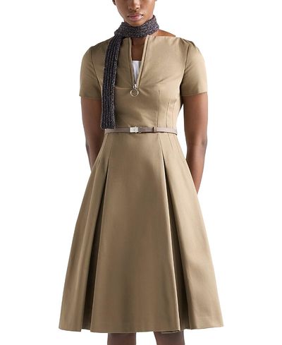 Prada Prada Chino Zipper Dress