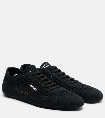 Prada Prada Collapse crochet sneakers