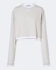 Prada Prada Cotton piquÃ© and jersey top - 1